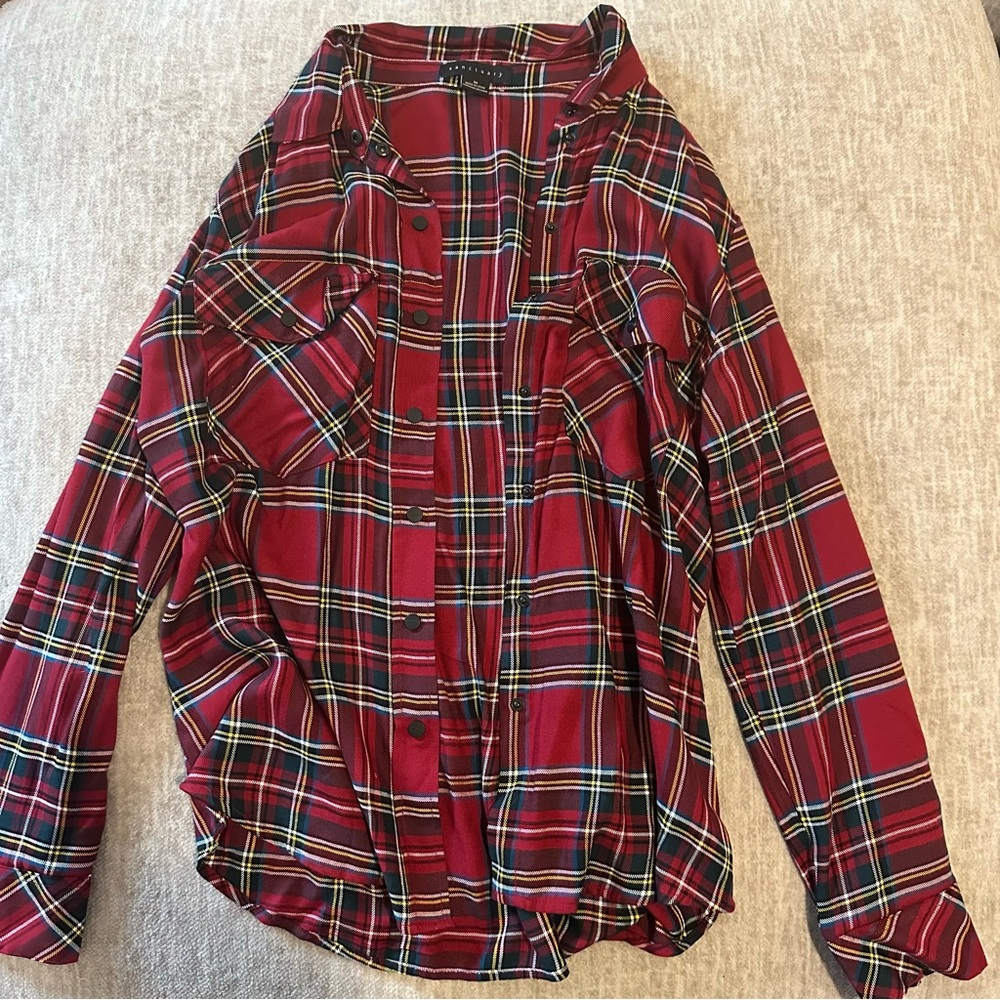 Sanctuary long sleeve flannel